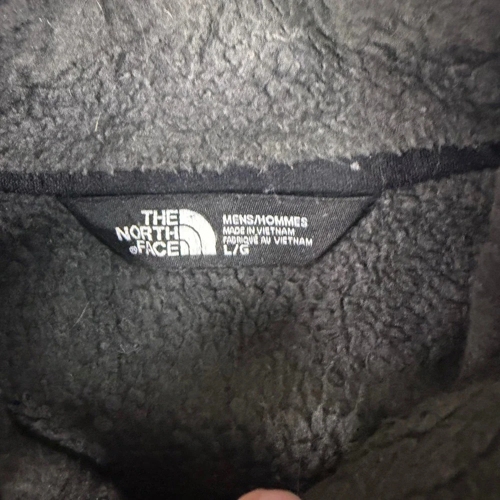 The North Face Mens Gordon Lyons Full Zip Fleece Vest Dark Grey Large L
